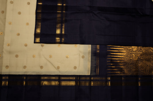 Ambaram Kanjivaram Silk Saree -AMB-IWNB-098 (3 Gram Gold Zari)