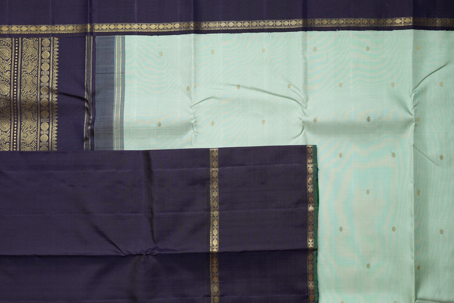Ambaram Kanjivaram Silk Saree -AMB-MNTBL-019 (3 Gram Gold Zari)