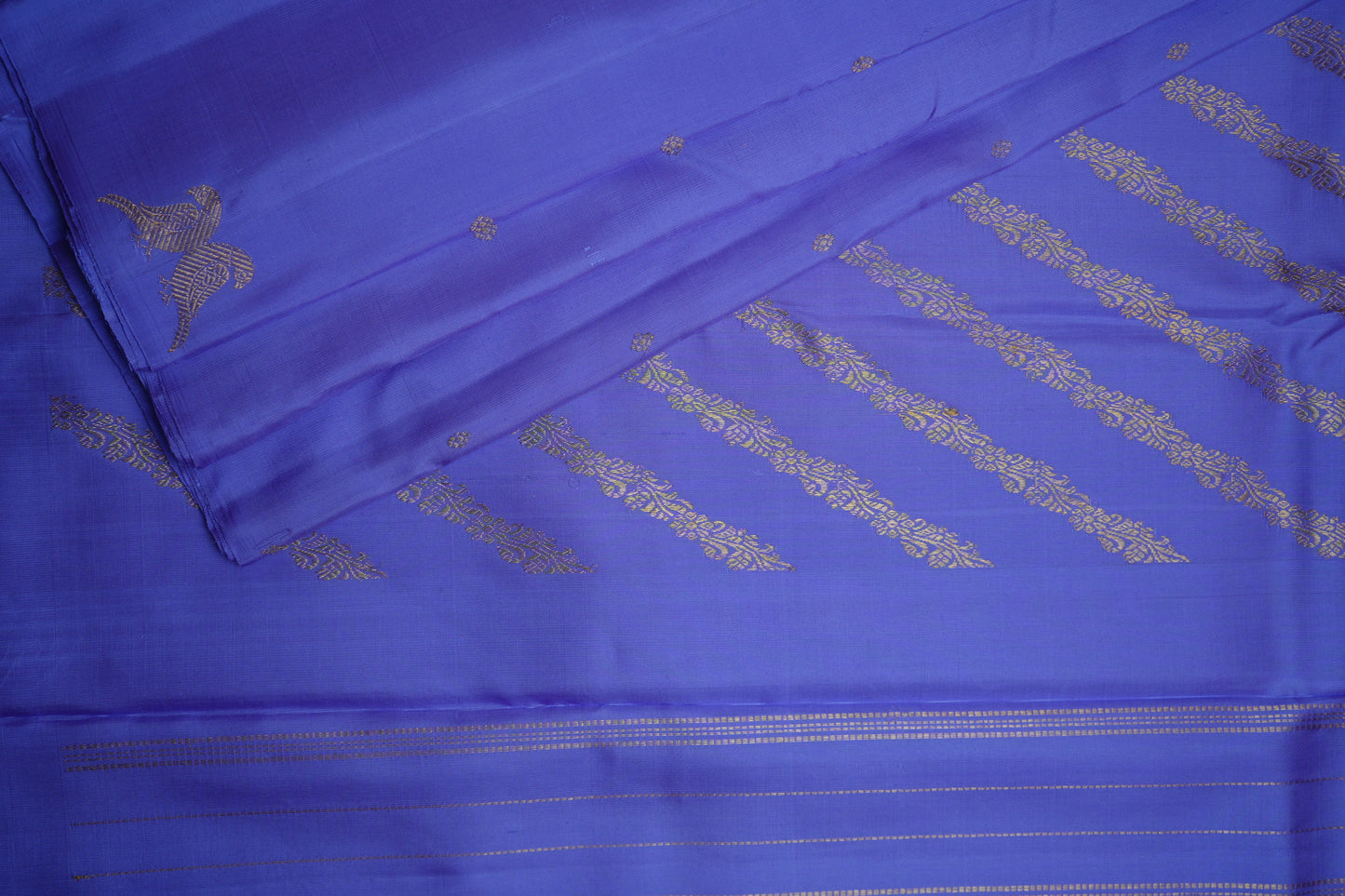 Ambaram Kanjivaram Silk Saree -AMB-RBGD-039 (3 Gram Gold Zari)
