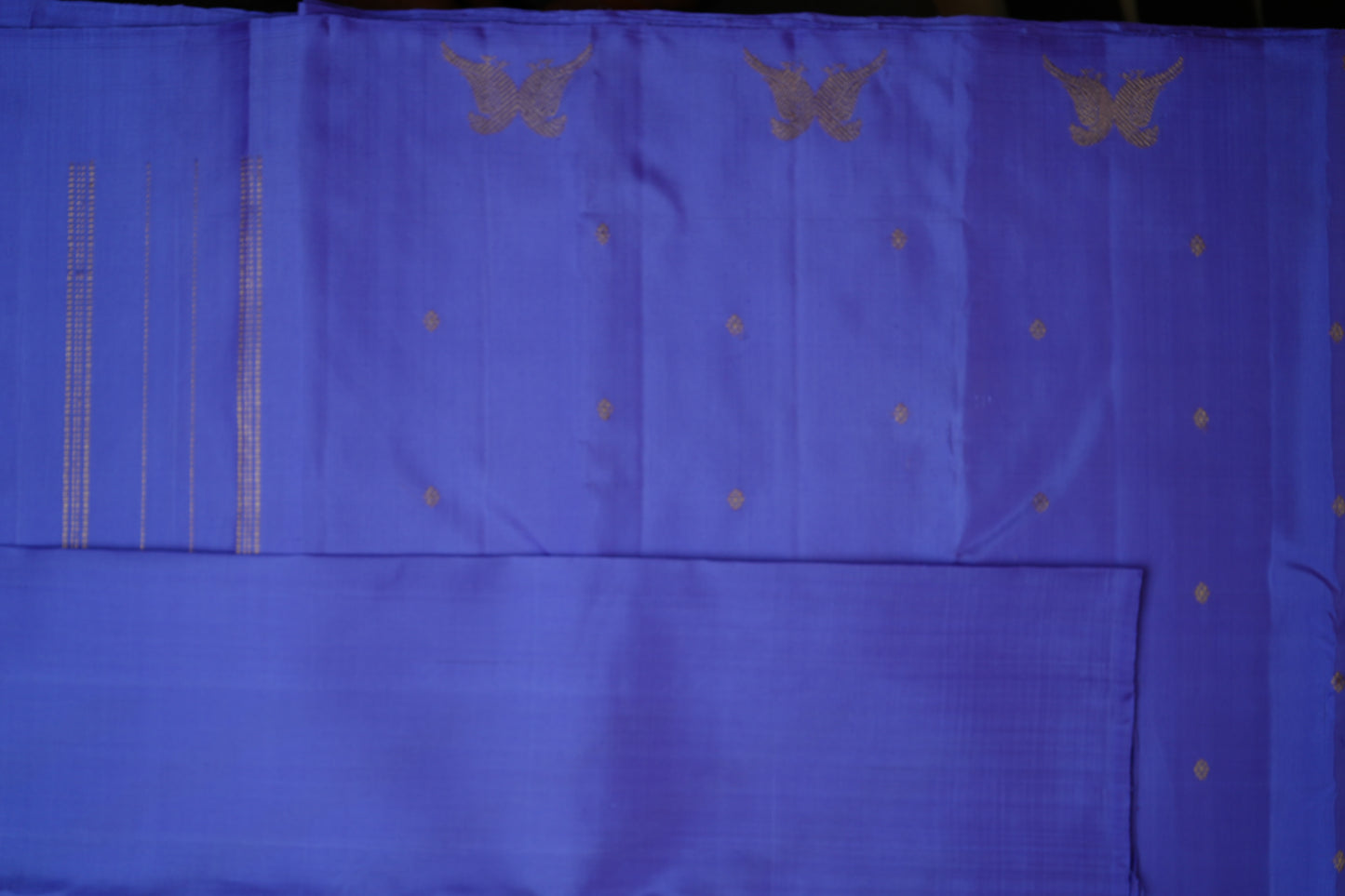 Ambaram Kanjivaram Silk Saree -AMB-RBGD-039 (3 Gram Gold Zari)