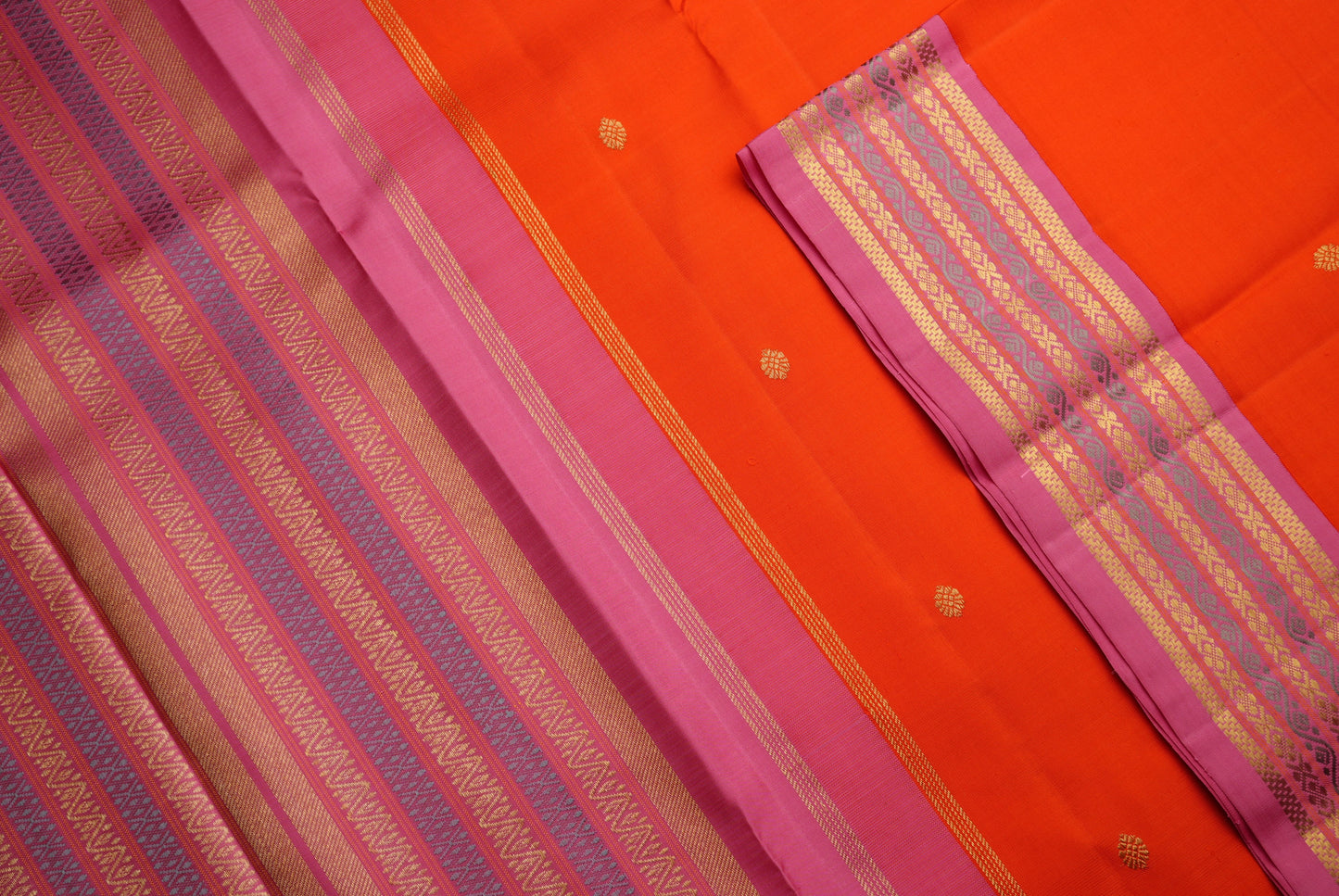 Ambaram Kanjivaram Silk Saree -AMB-RDGDPK-047 (3 Gram Gold Zari)