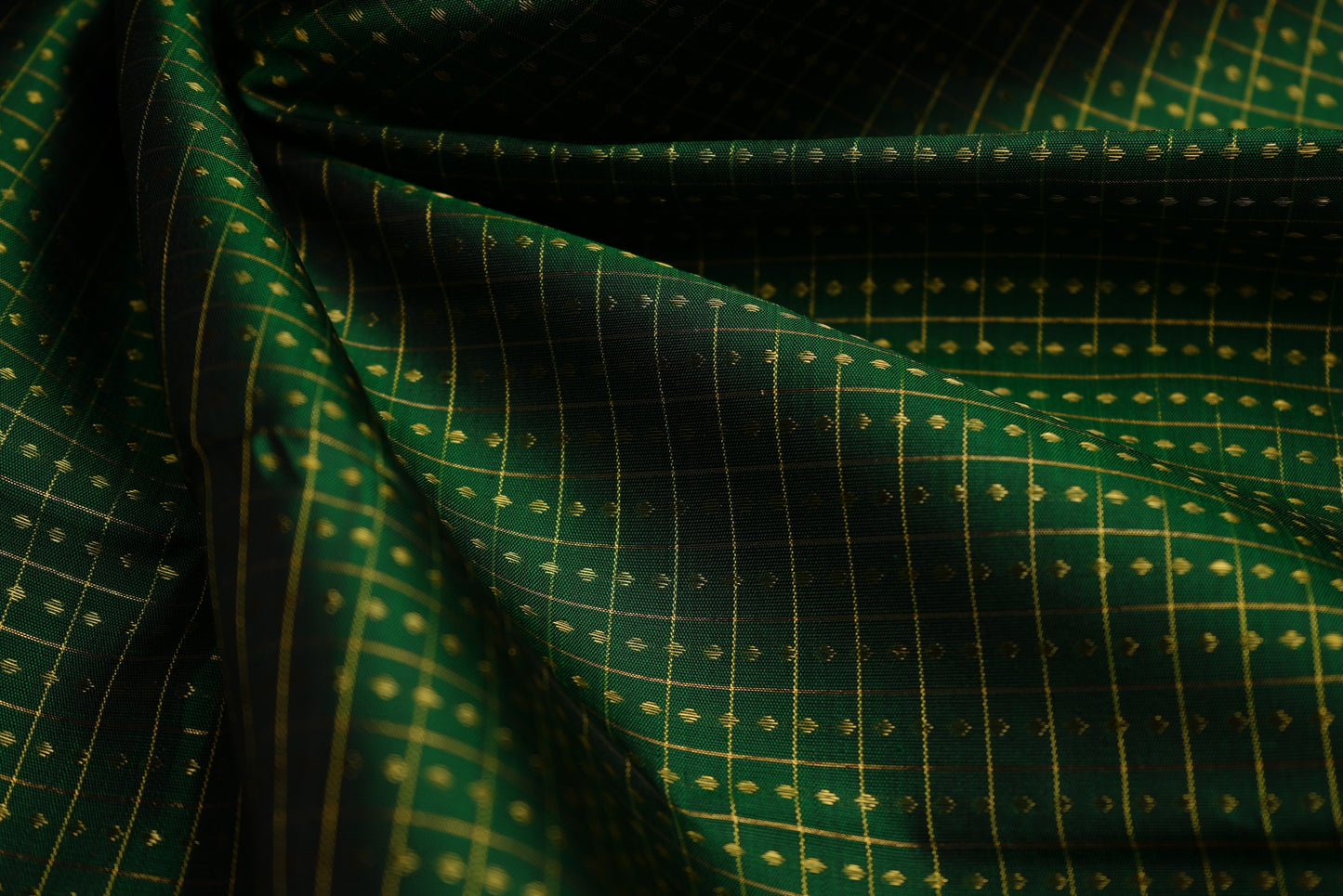 Ambaram Kanjivaram Silk Saree -AMB-MRGRGD-055 (3 Gram Gold Zari)