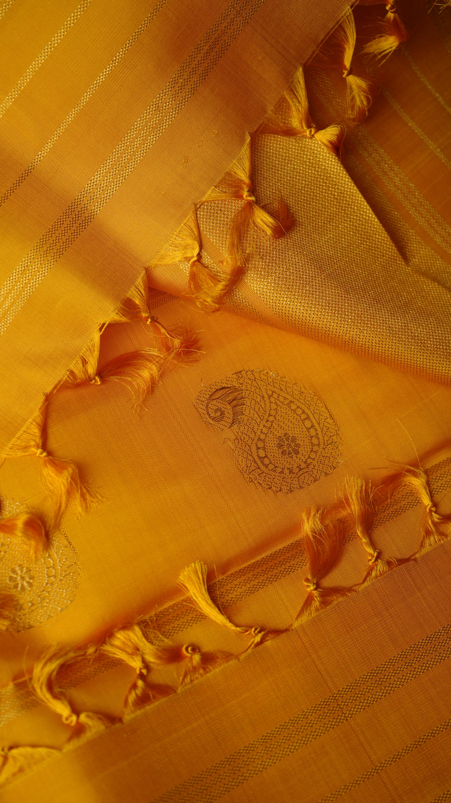 Ambaram Kanjivaram Silk Dupatta -AMB-YLBEG-03