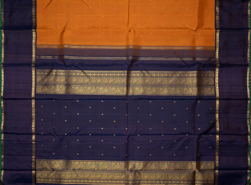 Amabaram Kanjivaram Silk Saree – AMB-YLW-015 (3 Gram Gold Zari)