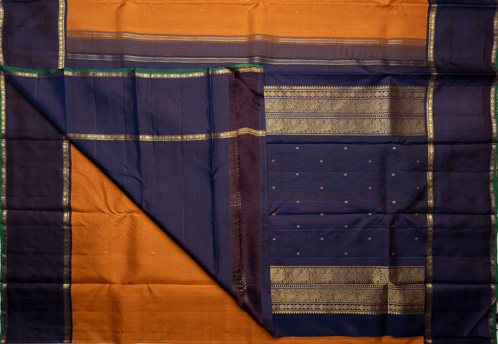 Amabaram Kanjivaram Silk Saree – AMB-YLW-015 (3 Gram Gold Zari)