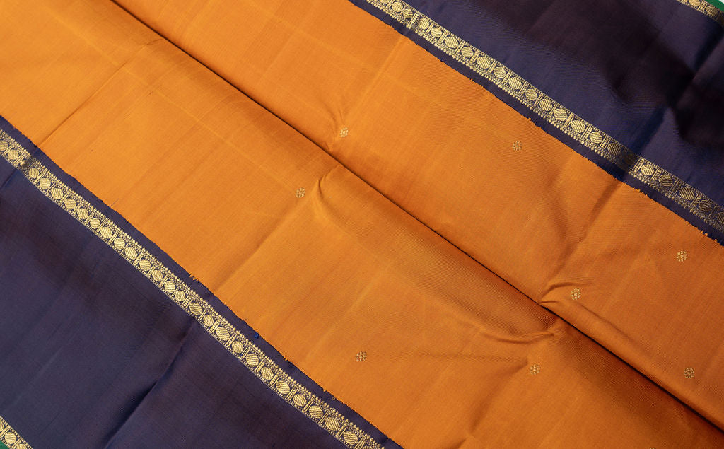 Amabaram Kanjivaram Silk Saree – AMB-YLW-015 (3 Gram Gold Zari)