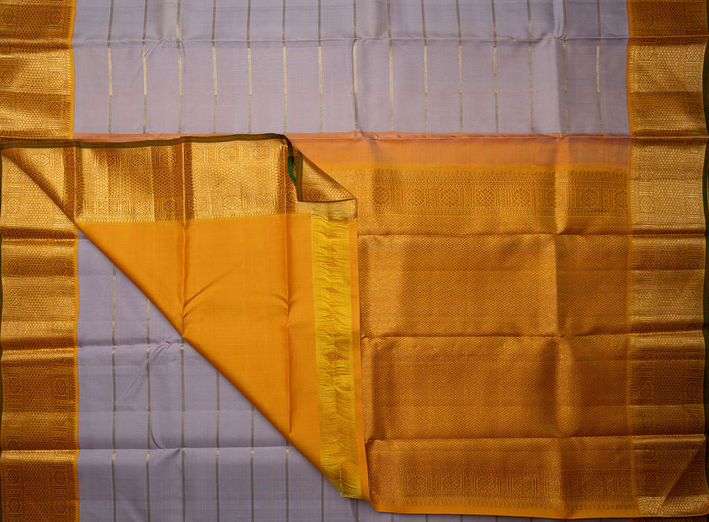 Amabaram Kanjivaram Silk Saree – AMB-GD-010 (3 Gram Gold Zari)