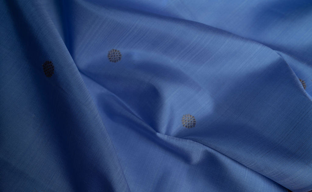 Amabaram Kanjivaram Silk Saree – AMB-BL-014 (3 Gram Gold Zari)