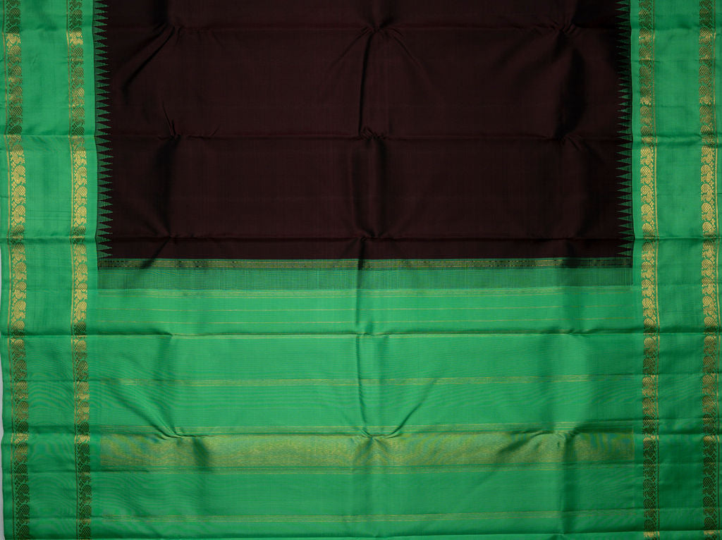 Amabaram Kanjivaram Silk Saree – AMB-BLK-009 (4 Grams Gold Zari)