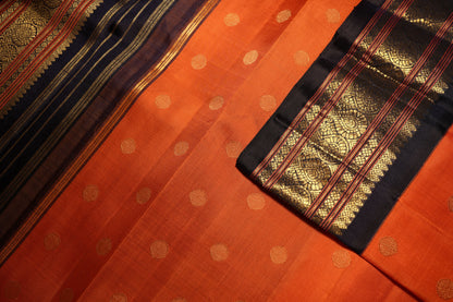 Ambaram Kanjivaram Silk Saree -AMB-ONB-072 (3 Gram Gold Zari)