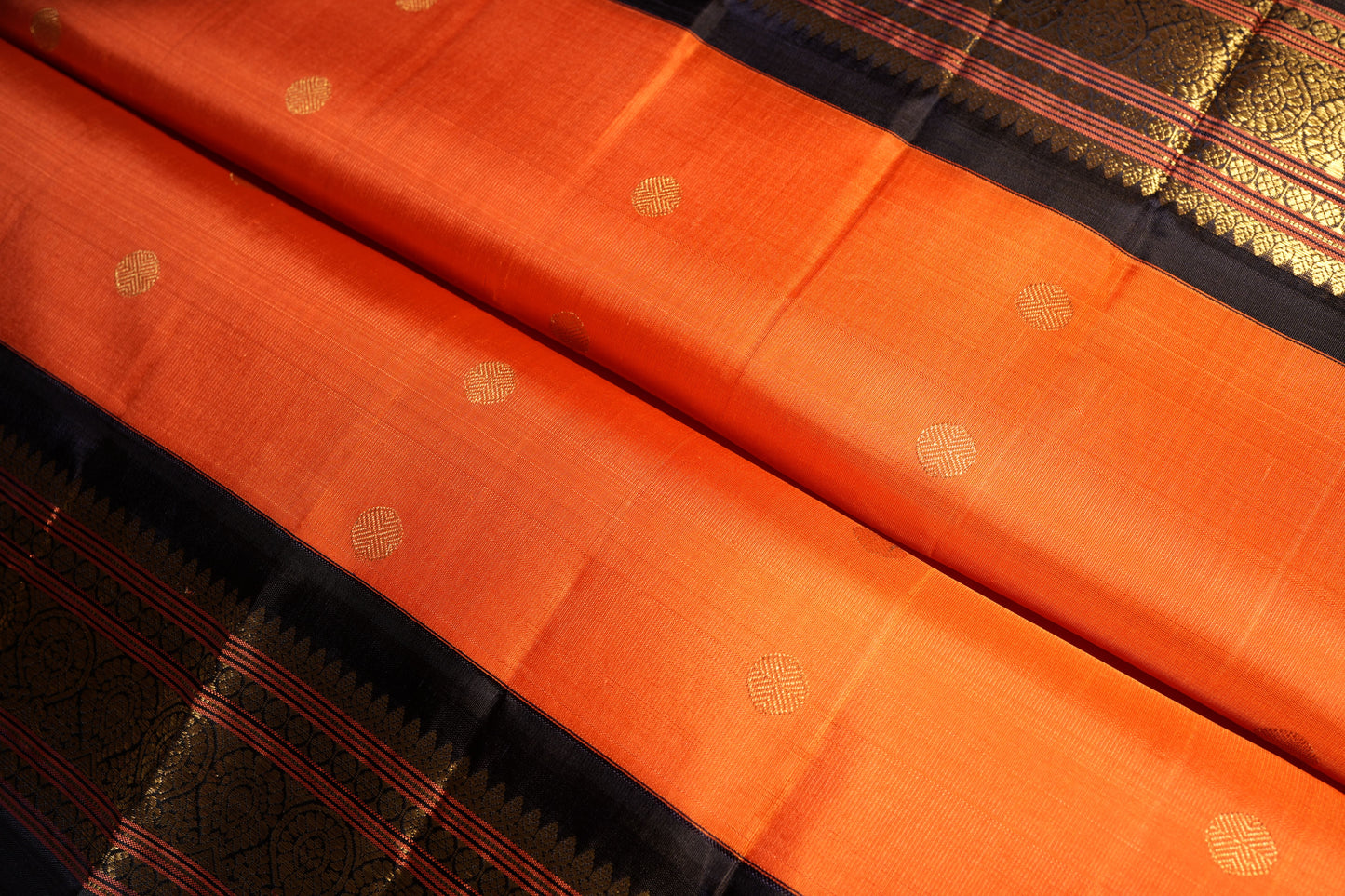 Ambaram Kanjivaram Silk Saree -AMB-ONB-072 (3 Gram Gold Zari)