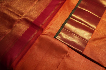 Ambaram Kanjivaram Silk Saree -AMB-VRRG-077 (3 Gram Gold Zari)