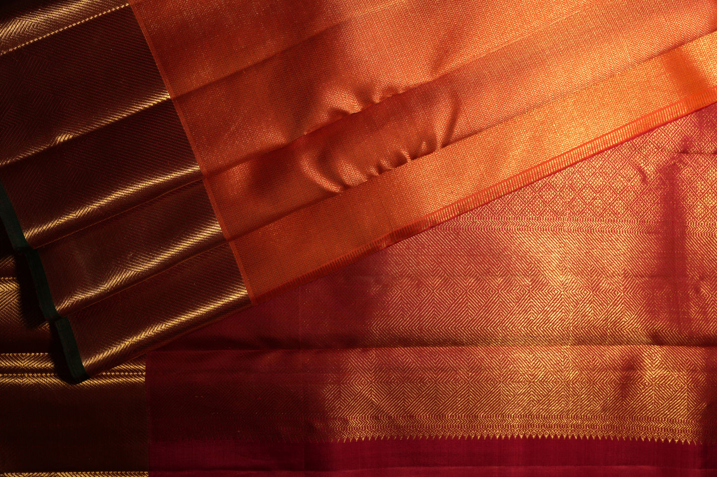 Ambaram Kanjivaram Silk Saree -AMB-DMMG-078 (3 Gram Gold Zari)