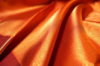 Ambaram Kanjivaram Silk Saree -AMB-DMMG-078 (3 Gram Gold Zari)
