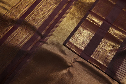 Ambaram Kanjivaram Silk Saree -AMB-DCBAG-081 (3 Gram Gold Zari)