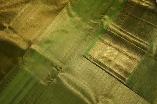 Ambaram Kanjivaram Silk Saree -AMB-OGAGZ-084 (3 Gram Gold Zari)
