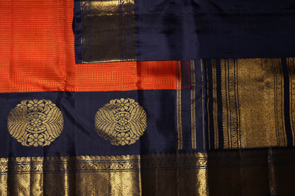 Ambaram Kanjivaram Silk Saree -AMB-NBBO-085 (3 Gram Gold Zari)