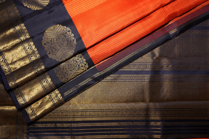 Ambaram Kanjivaram Silk Saree -AMB-NBBO-085 (3 Gram Gold Zari)