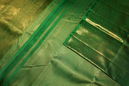 Ambaram Kanjivaram Silk Saree -AMB-EGAGZ-086 (3 Gram Gold Zari)