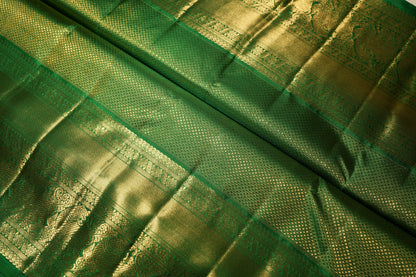 Ambaram Kanjivaram Silk Saree -AMB-EGAGZ-086 (3 Gram Gold Zari)