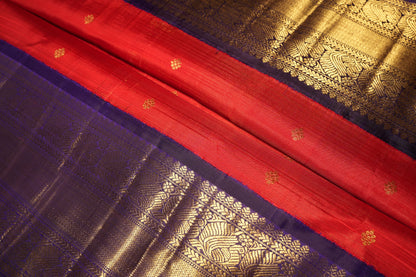 Ambaram Kanjivaram Silk Saree -AMB-CRRPAG-087 (5 Gram Gold Zari)