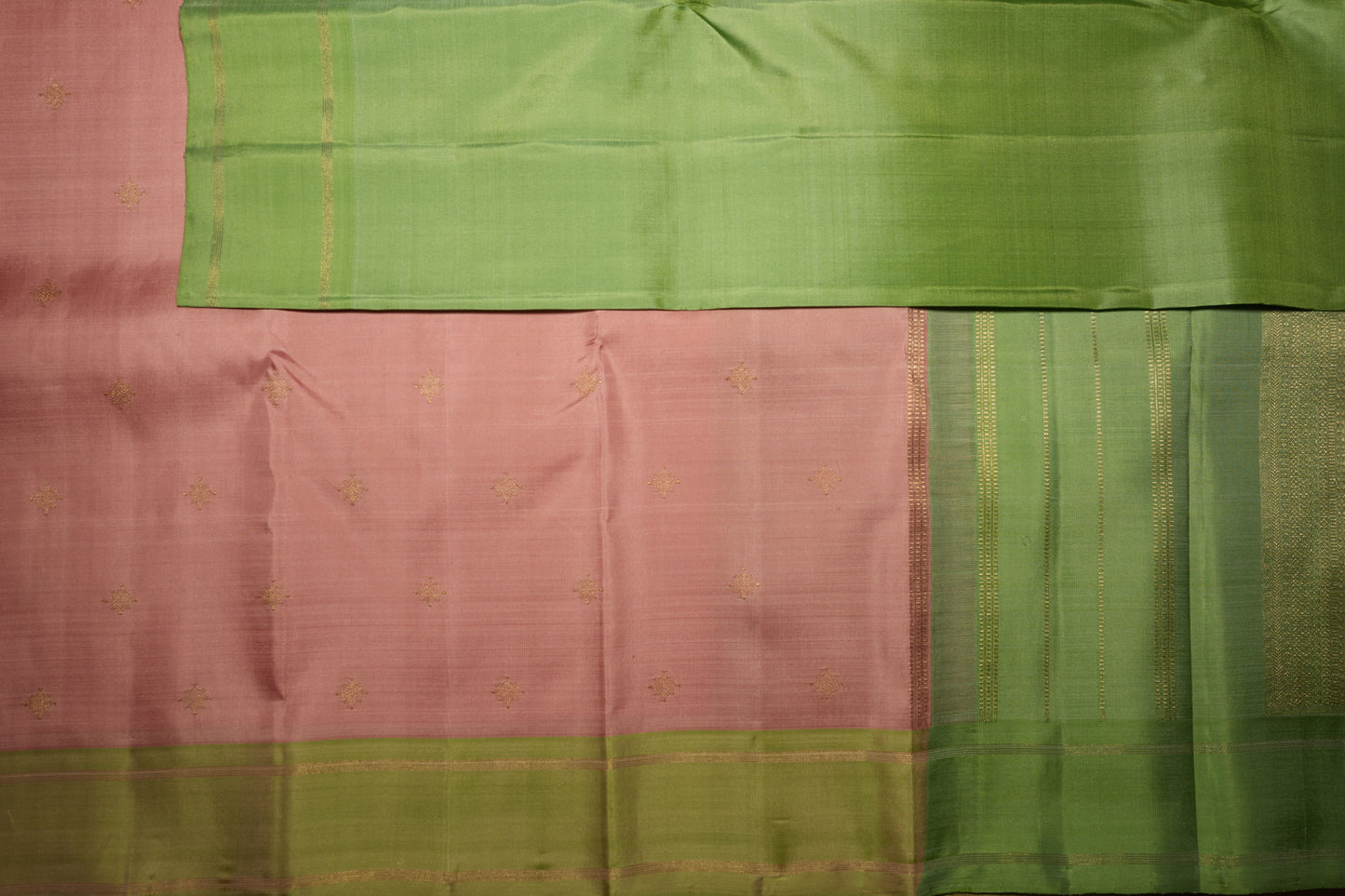 Ambaram Kanjivaram Silk Saree -AMB-BPPG-088 (3 Gram Gold Zari)
