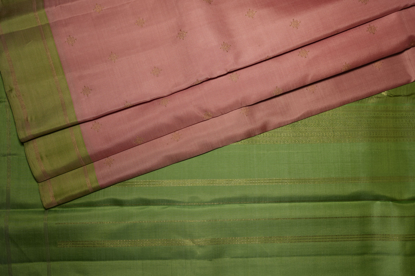 Ambaram Kanjivaram Silk Saree -AMB-BPPG-088 (3 Gram Gold Zari)