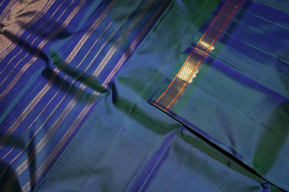 Ambaram Kanjivaram Silk Saree -AMB-PBTG-089 (3 Gram Gold Zari)