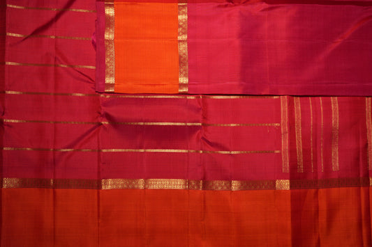 Ambaram Kanjivaram Silk Saree -AMB-CRBR-094 (3 Gram Gold Zari)