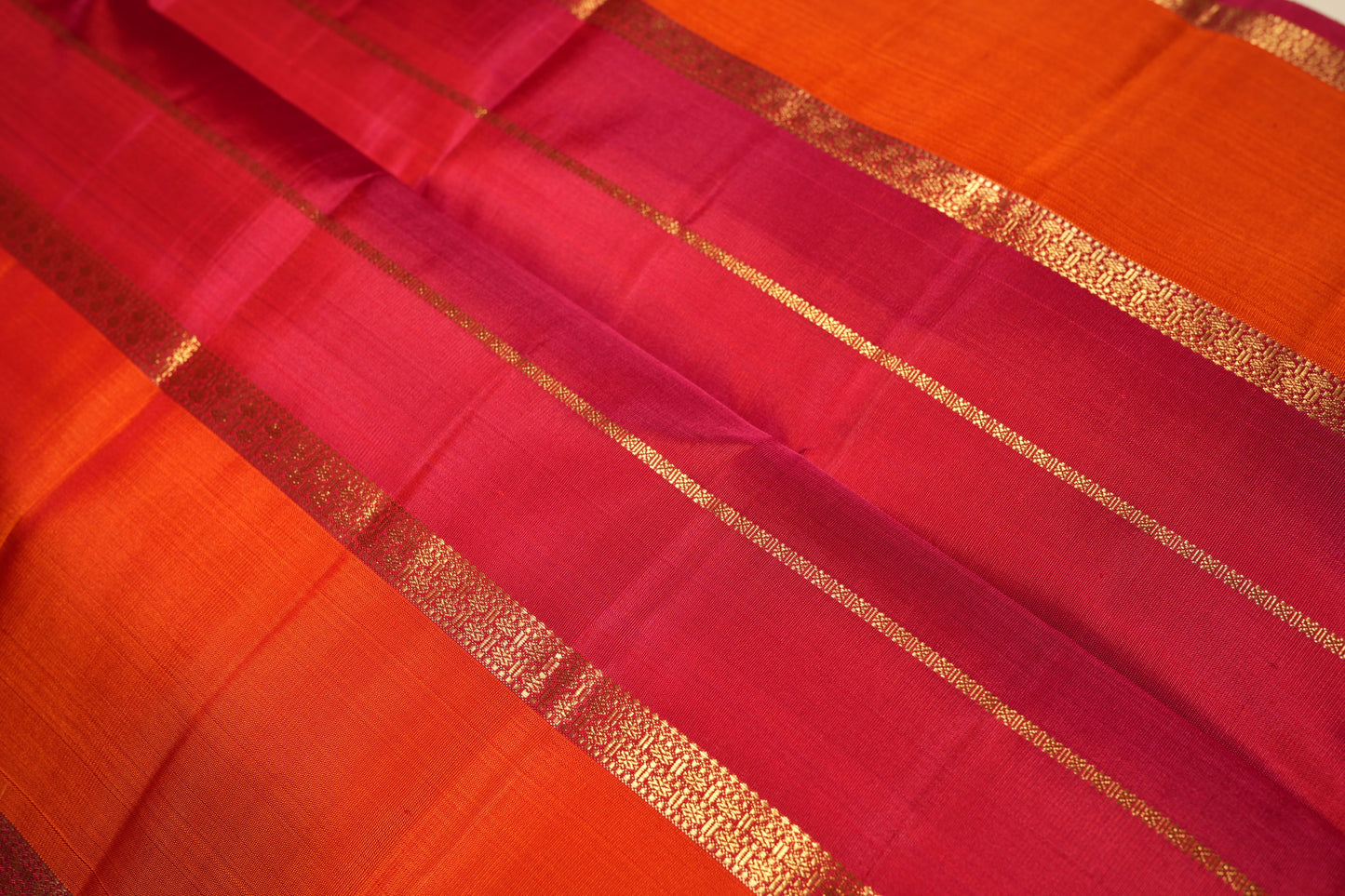 Ambaram Kanjivaram Silk Saree -AMB-CRBR-094 (3 Gram Gold Zari)