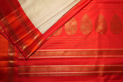 Ambaram Kanjivaram Silk Saree -AMB-SRGZ-095 (3 Gram Gold Zari)