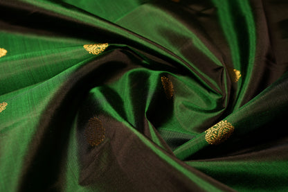 Ambaram Kanjivaram Silk Saree -AMB-EGGZRB-096 (3 Gram Gold Zari)