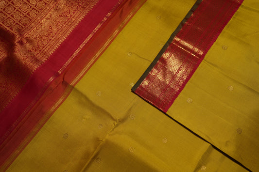 Ambaram Kanjivaram Silk Saree -AMB-MYRRB-097 (3 Gram Gold Zari)