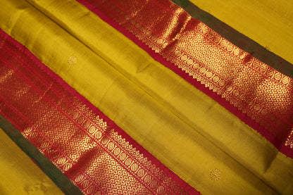 Ambaram Kanjivaram Silk Saree -AMB-MYRRB-097 (3 Gram Gold Zari)