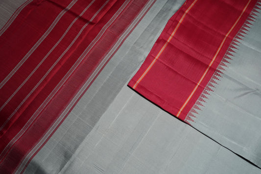 Ambaram Kanjivaram Silk Saree -AMB-SGCR-0100 (3 Gram Gold Zari)