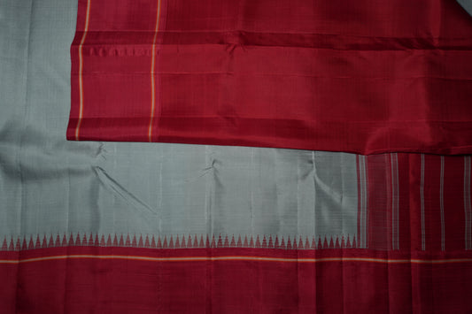 Ambaram Kanjivaram Silk Saree -AMB-SGCR-0100 (3 Gram Gold Zari)