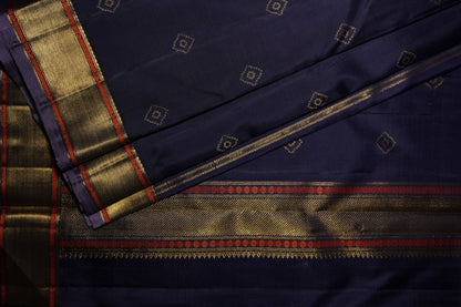 Ambaram Kanjivaram Silk Saree -AMB-DNBRZ-0103 (3 Gram Gold Zari)