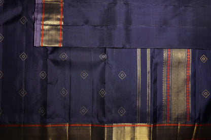 Ambaram Kanjivaram Silk Saree -AMB-DNBRZ-0103 (3 Gram Gold Zari)