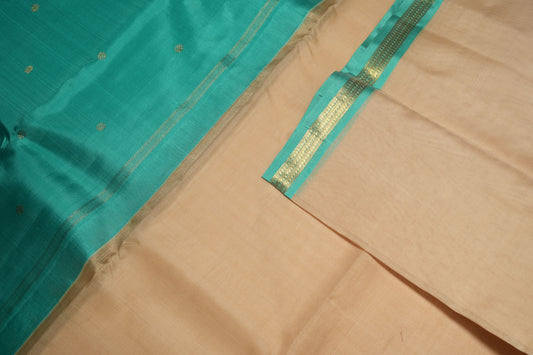 Ambaram Pure Silk Organza Kanjivaram Saree -AMB-SGSB-0106 (3 Gram Gold Zari)
