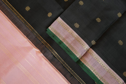 Ambaram Kanjivaram Silk Saree -AMB-MDBLGD-023 (3 Gram Gold Zari)