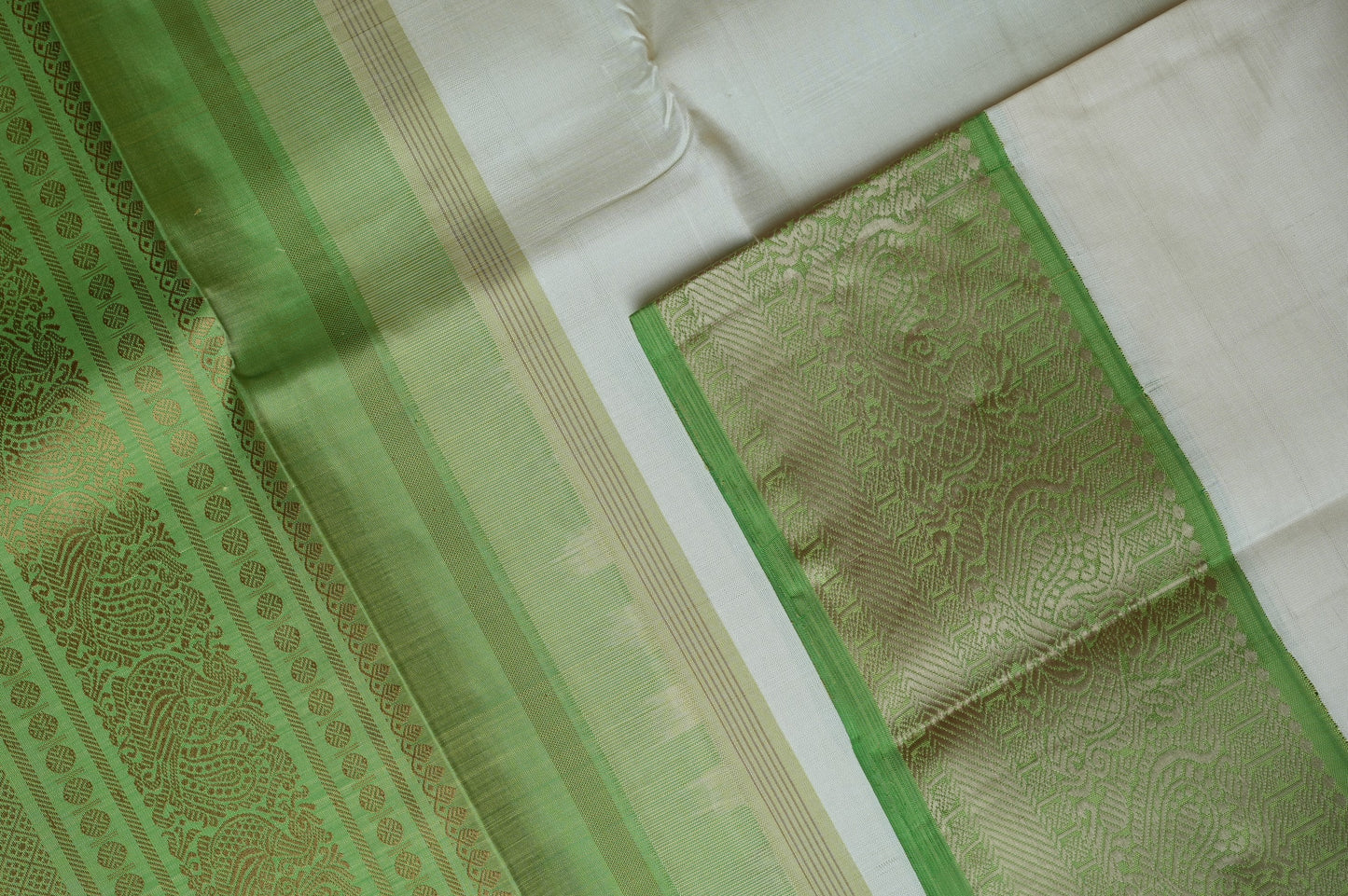 Ambaram Kanjivaram Silk Saree -AMB-PSGR-022 (3 Gram Gold Zari)