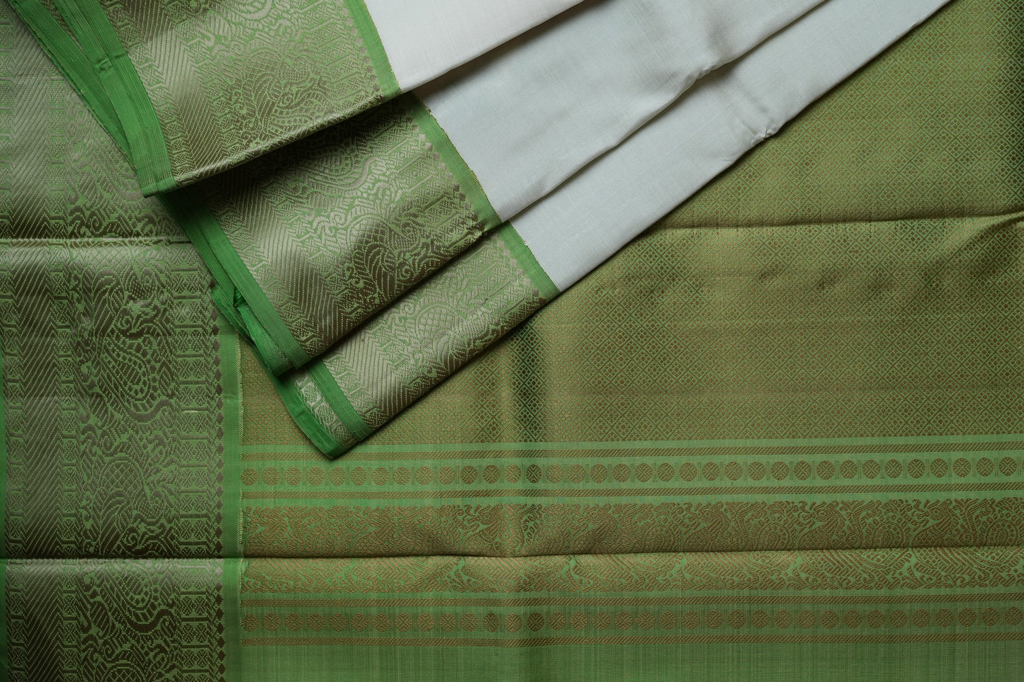 Ambaram Kanjivaram Silk Saree -AMB-PSGR-022 (3 Gram Gold Zari)