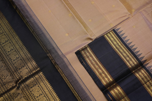 Ambaram Kanjivaram Silk Saree -AMB-NVBLGD-037 (3 Gram Gold Zari)