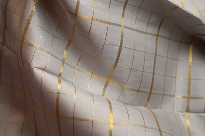 Ambaram Kanjivaram Silk Saree- AMB-PRGRY-016 (3 Gram Gold Zari)