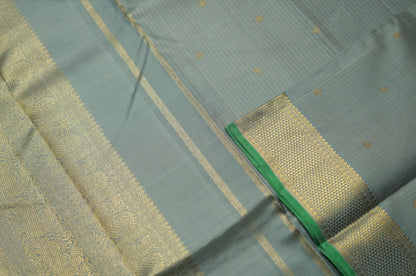 Ambaram Kanjivaram Silk Saree -AMB-GRPEA-025 (3 Gram Gold Zari)