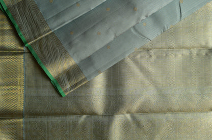 Ambaram Kanjivaram Silk Saree -AMB-GRPEA-025 (3 Gram Gold Zari)