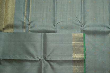 Ambaram Kanjivaram Silk Saree -AMB-GRPEA-025 (3 Gram Gold Zari)