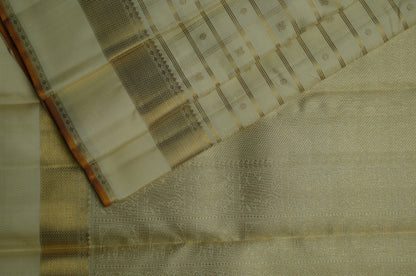 Ambaram Kanjivaram Silk Saree -AMB-IVGL-026 (3 Gram Gold Zari)