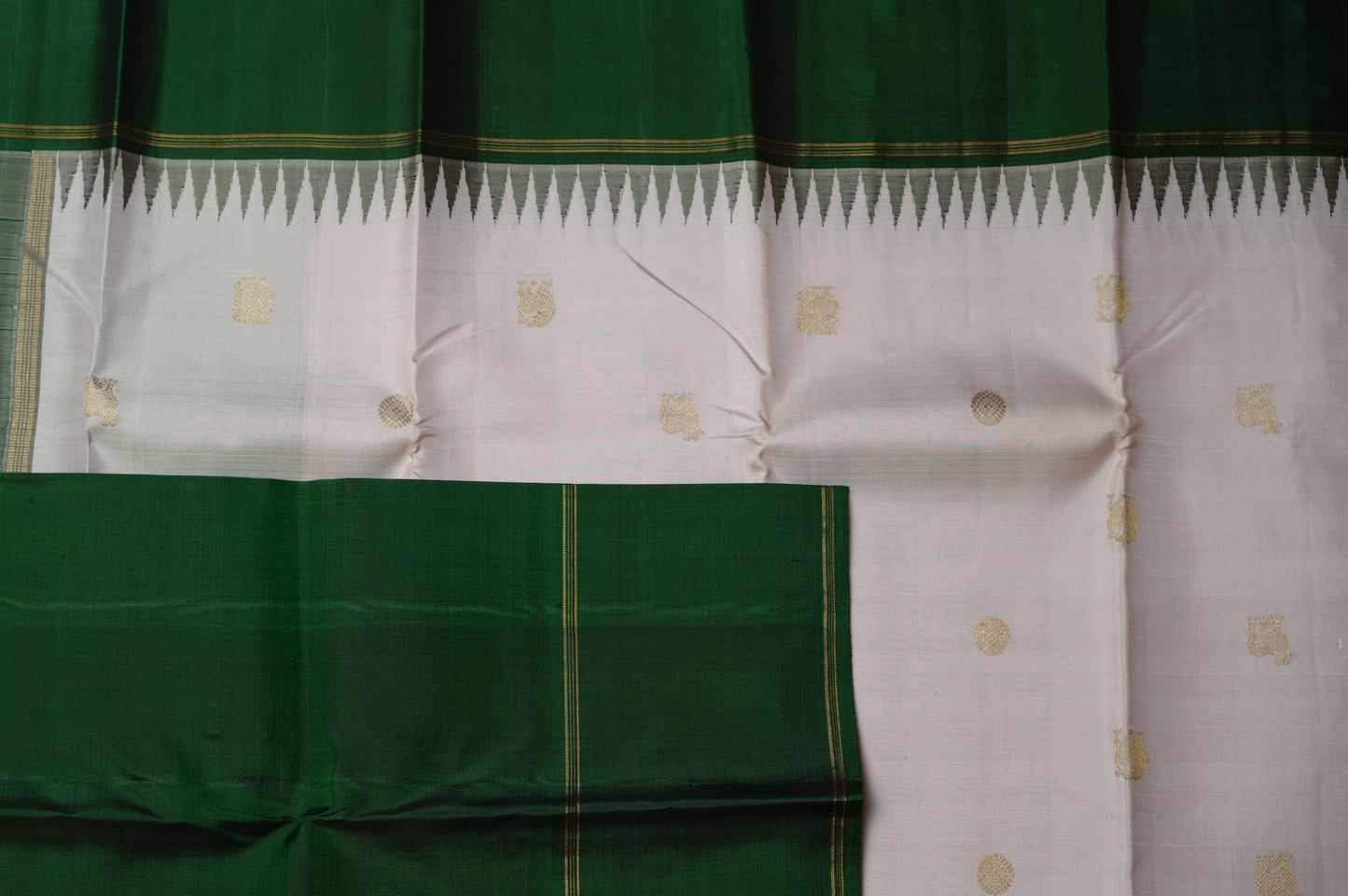 Ambaram Kanjivaram Silk Saree -AMB-GRGL-027 (3 Gram Gold Zari)