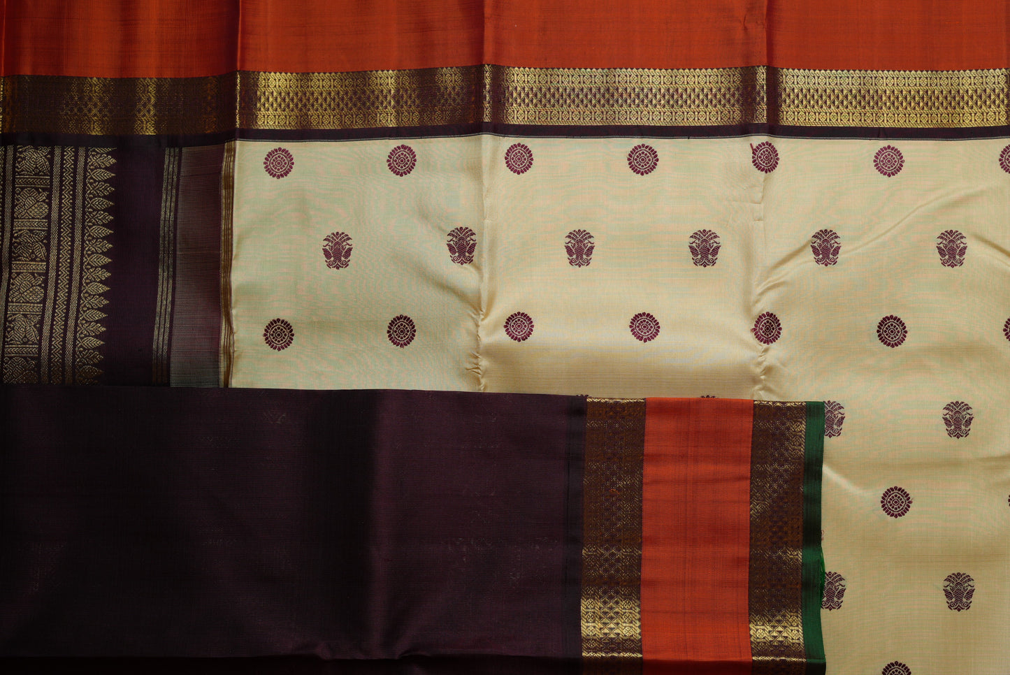 Ambaram Kanjivaram Silk Saree -AMB-MARGL-028 (3 Gram Gold Zari)